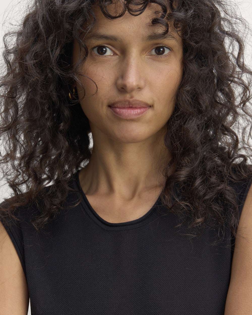 The Knit Pleated Dress | Black - Image 6