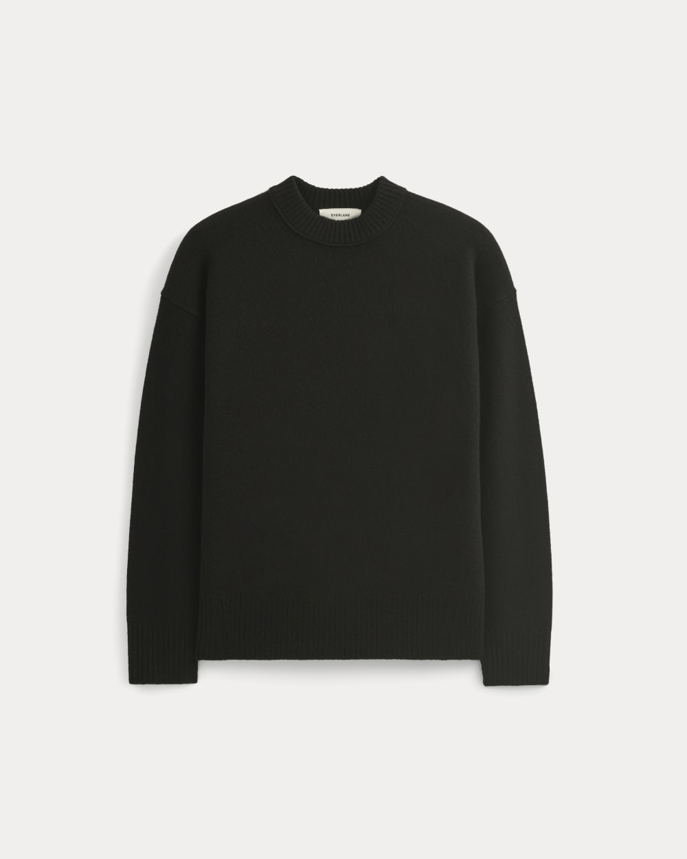 Cashmere Boyfriend Sweater | Black - Image 2