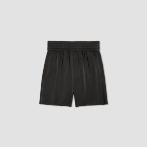 Alternative view of The Satin Pull-On Short | Black