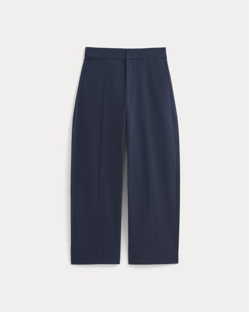 Alternative view of Seamed Balloon Pant | Navy