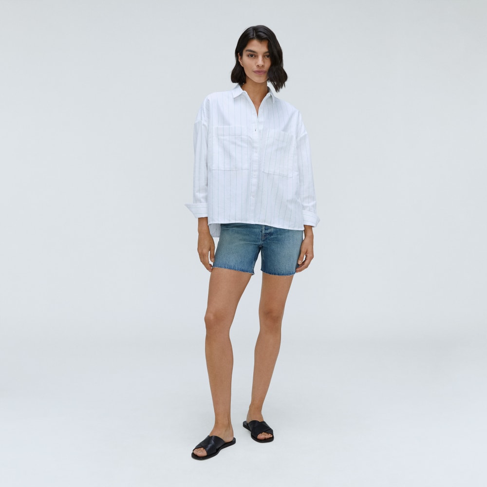The Boxy Oxford | Mint / White - Image 6