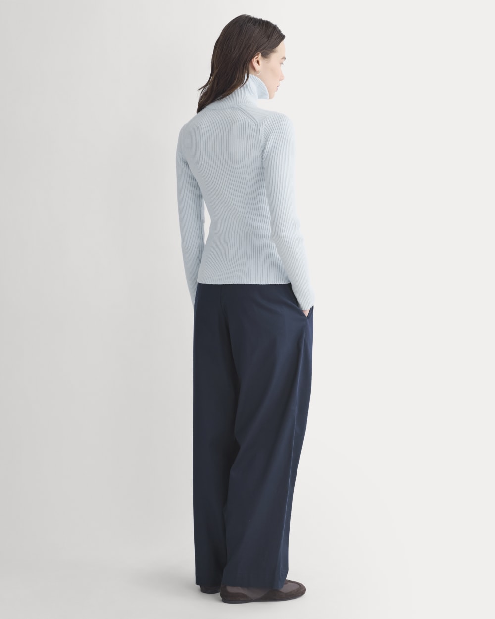 Full-Zip Ribbed Jacket in Everyday Cotton | Skywriting - Image 6