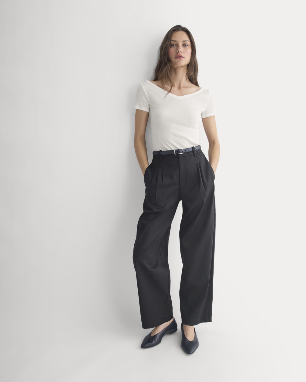 Tailored Drape Balloon Pant | Black - Image 4