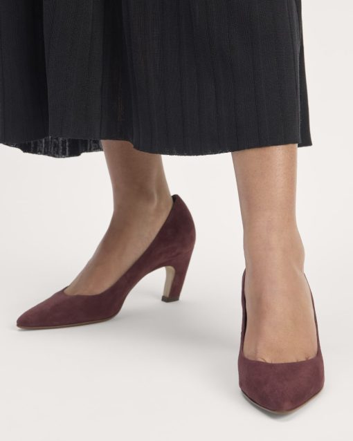 Alternative view of The Banana Pump | Dark Mahogany Suede