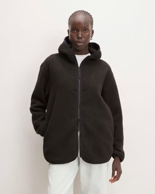 The ReNew Fleece Full-Zip Hoodie | Black