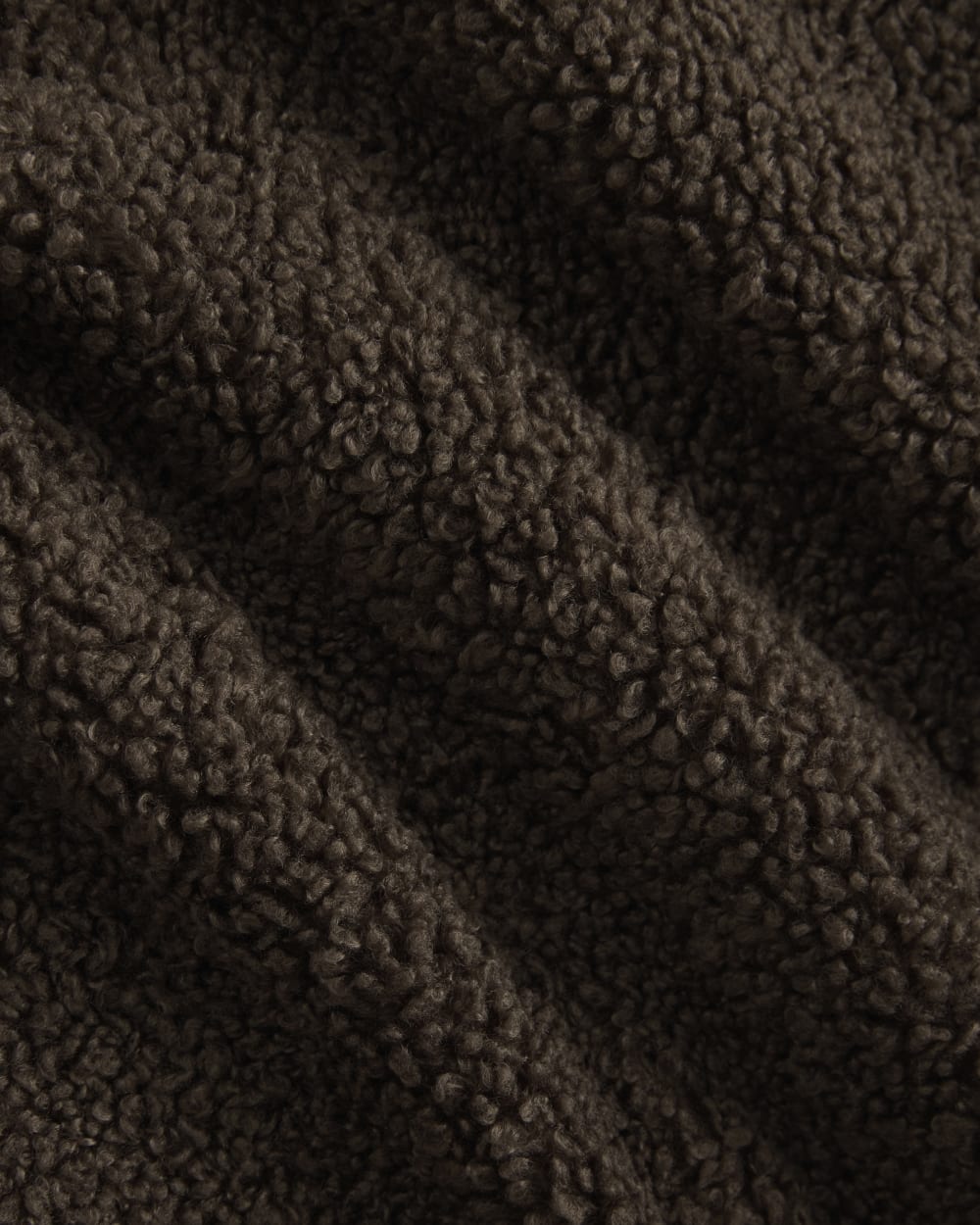 Reversible Teddy Jacket | Coffee Bean - Image 6