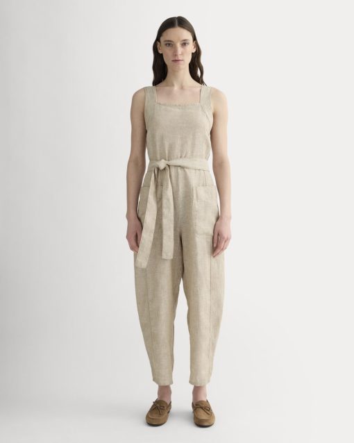 The Utility Coverall in Linen | Cornstalk Chambray