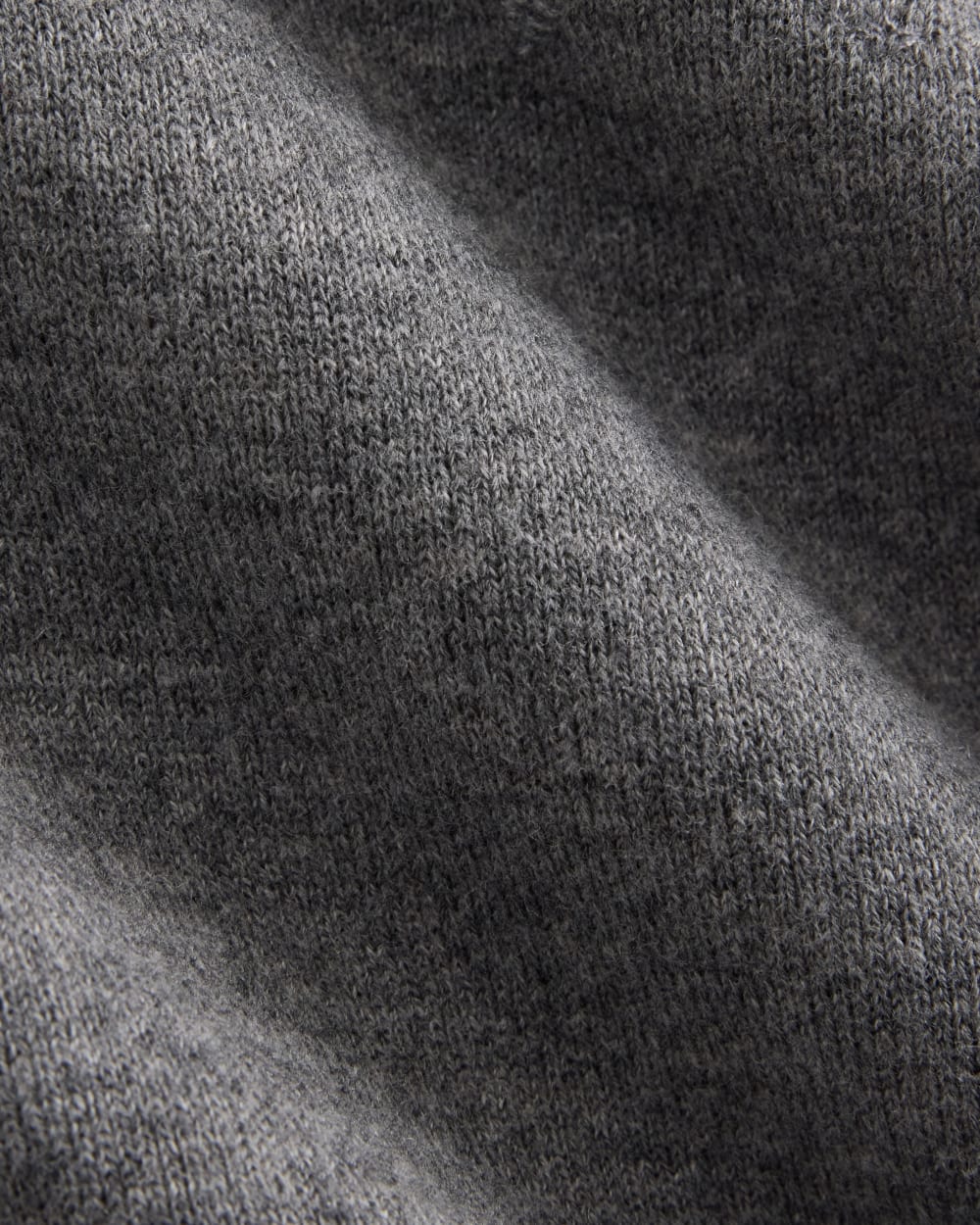 Double Knit Crew in Cotton Merino | Mid Grey/Graphite - Image 6