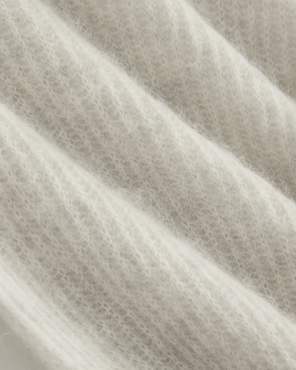 Cropped Cocoon Sweater in Alpaca | Almond - Image 9