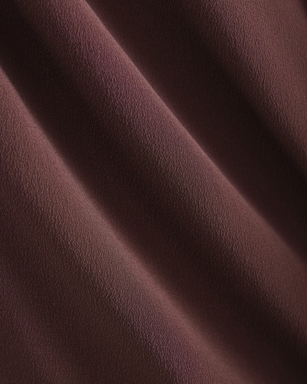 The Boxy Shirt in Washable Silk | Deep Plum - Image 7
