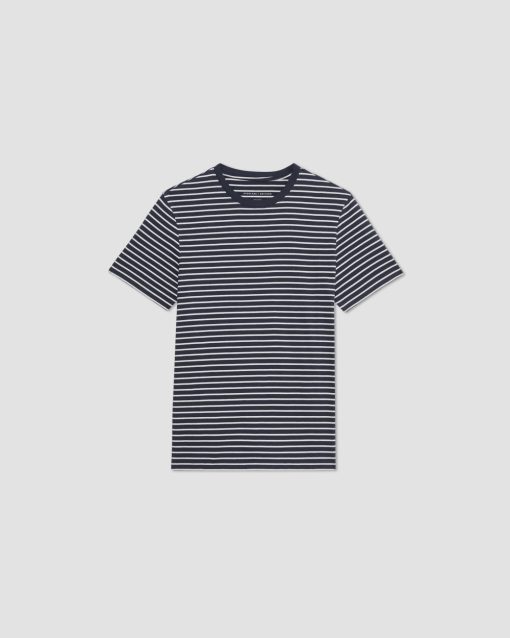 Alternative view of The Essential Organic Crew |  Navy / Bone