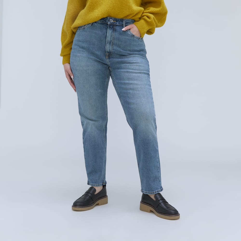 The Cheeky Hourglass Jean | Worn-In Mid Blue | 26.5 Inseam