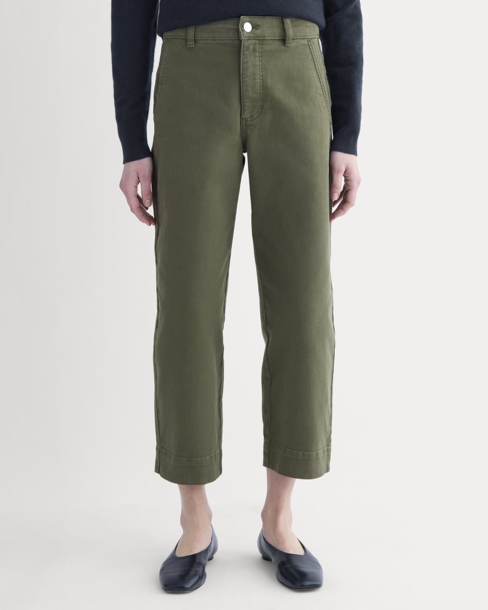 The Utility Straight-Leg Pant | Olive Night | 26.5 Inseam - Image 4