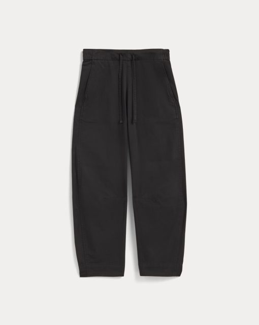 Alternative view of The Easy Barrel Pant | Black