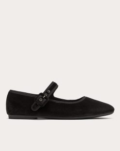 The Day Buckle Mary Jane | Black Velvet