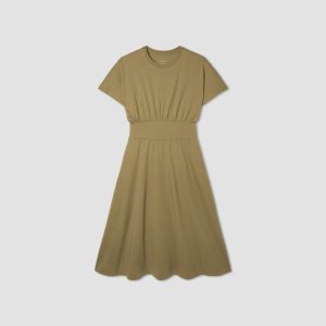 Alternative view of The Organic Cotton Waisted Dress | Kalamata
