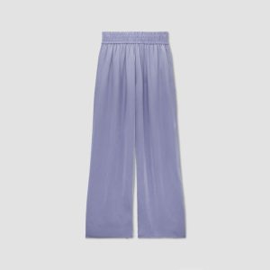 Alternative view of The Satin Pull-On Pant | Cornflower Blue