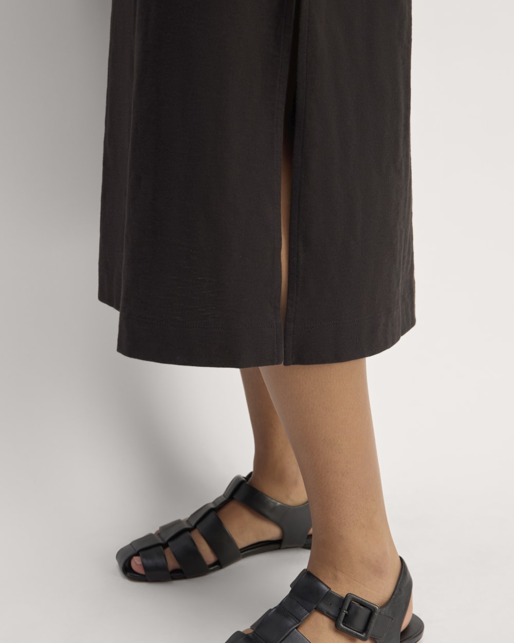 The Muscle Tee Midi Dress | Black - Image 5