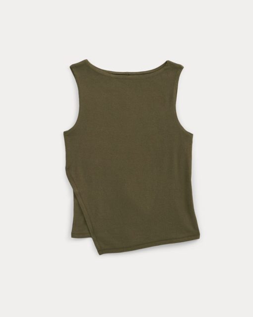Alternative view of Tissue Boatneck Tank | Beech