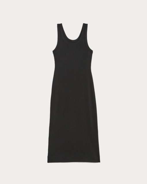 Alternative view of The '90s Rib Dress | Black
