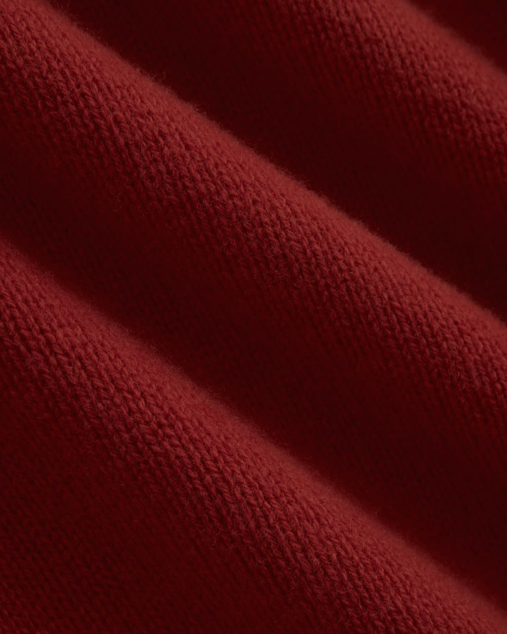 V-Neck Sweater in Extrafine Luxe Merino | Berry Red - Image 7