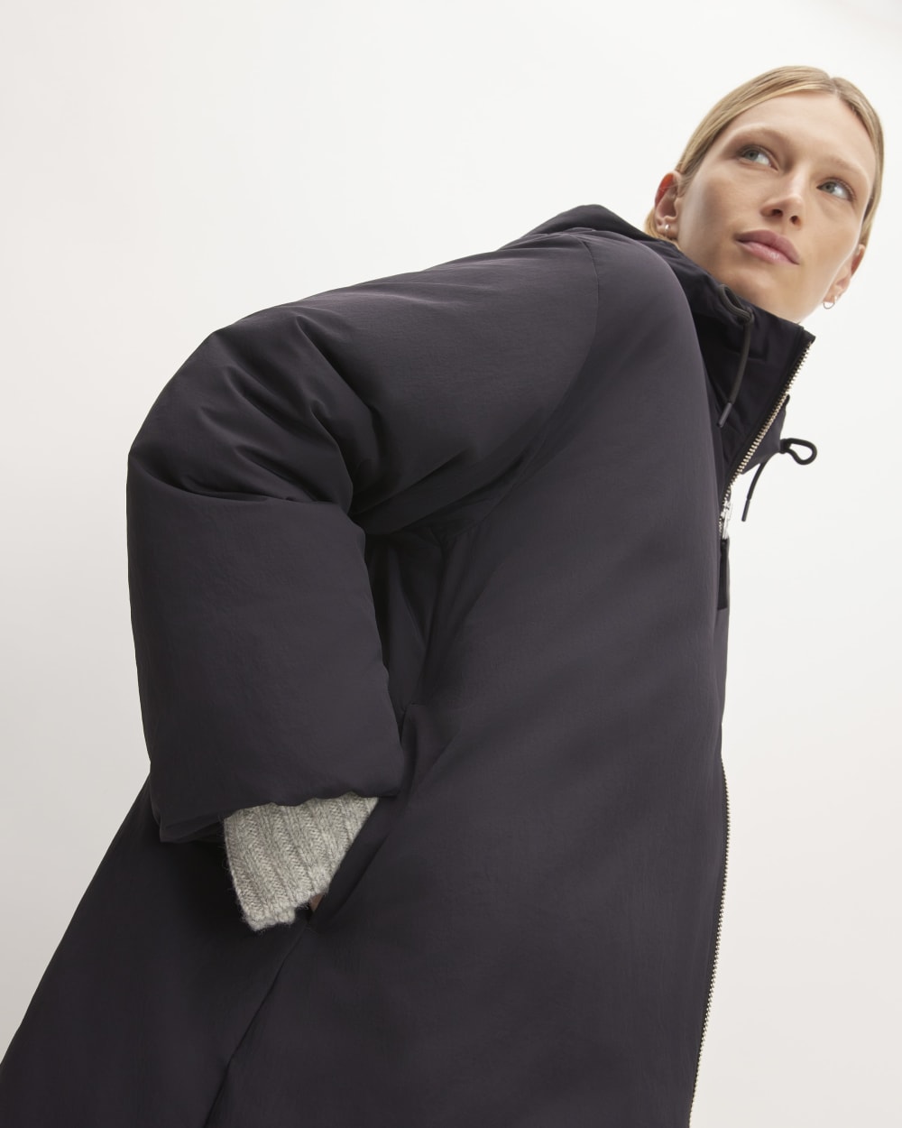 The Long Re:Down® Puffer | Black - Image 5