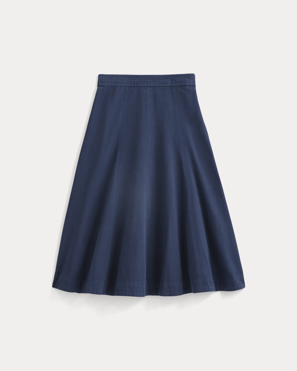 Seamed Midi Skirt | Navy - Image 2