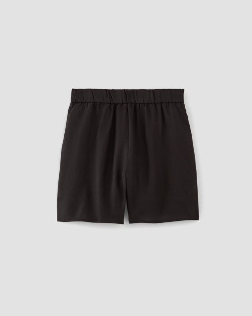 Alternative view of The Linen Easy Short | Black