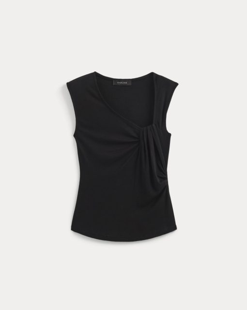 Alternative view of Asymmetrical Top in Butterluxe | Black