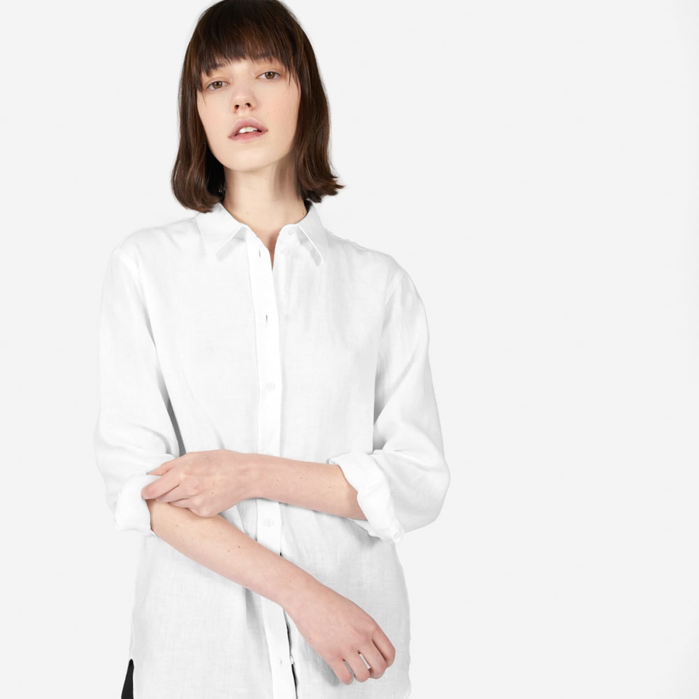 The Must-Have Shirt in Linen | White - Image 4