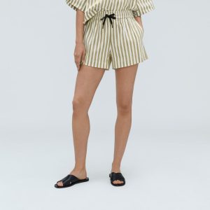 Alternative view of The Seersucker Boxer Short | Nutria / Off-White