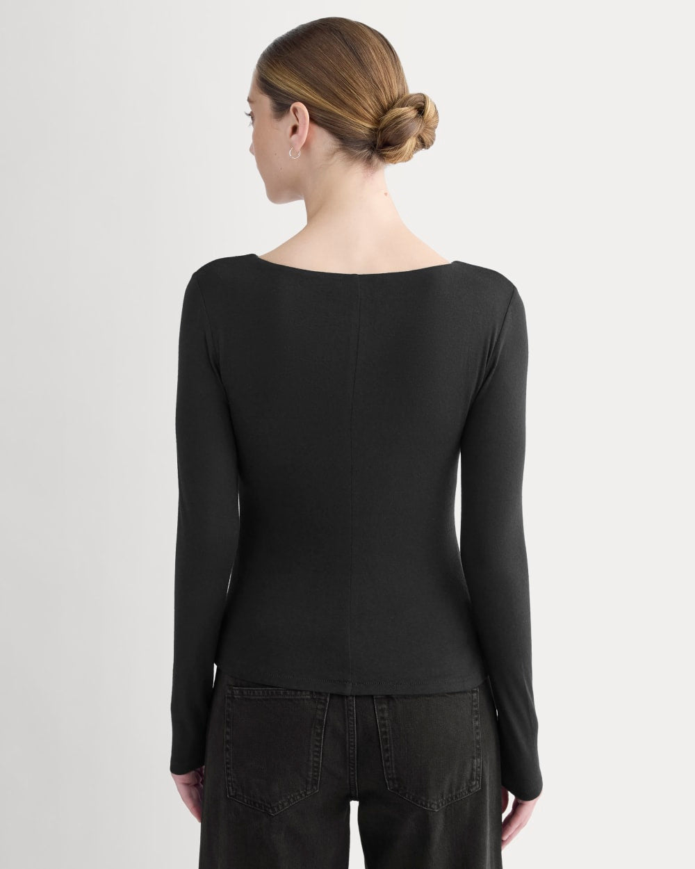Button-Up Top in Butterluxe | Black - Image 5