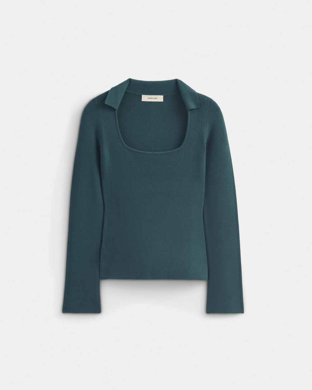 Knit Scoop-Neck Top | Reflecting Pond - Image 2