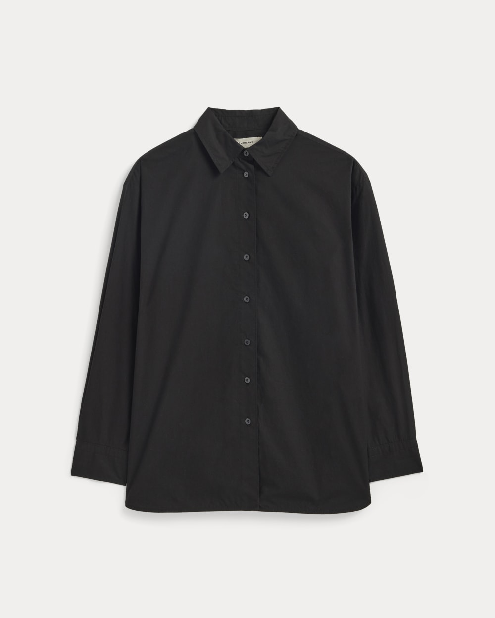 The Boyfriend Shirt in Ultrasoft Cotton | Black - Image 2