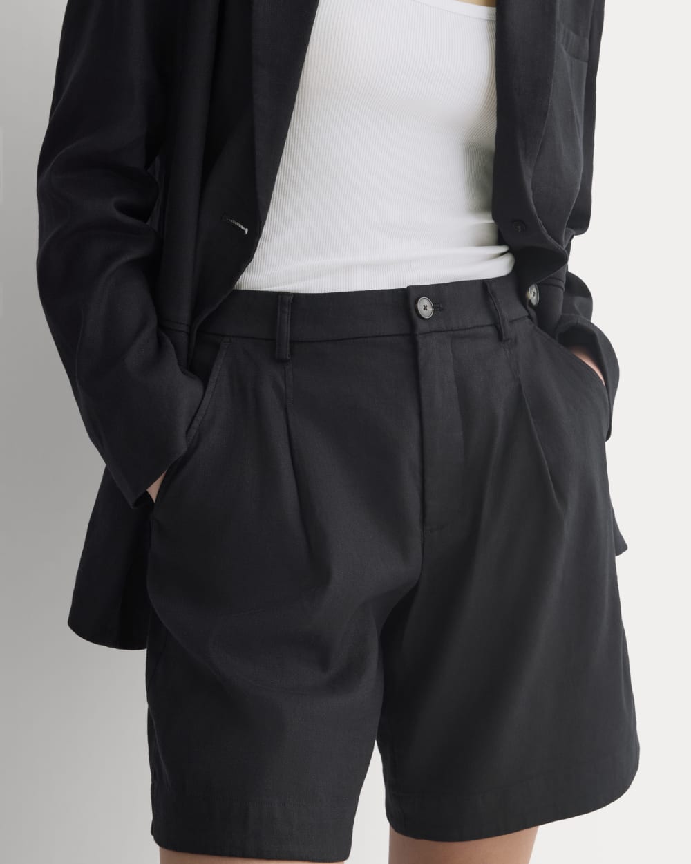 Tailored A-Line Short | Black - Image 5