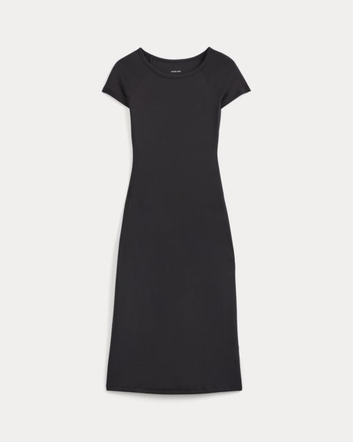Alternative view of Raglan Midi Dress | Black