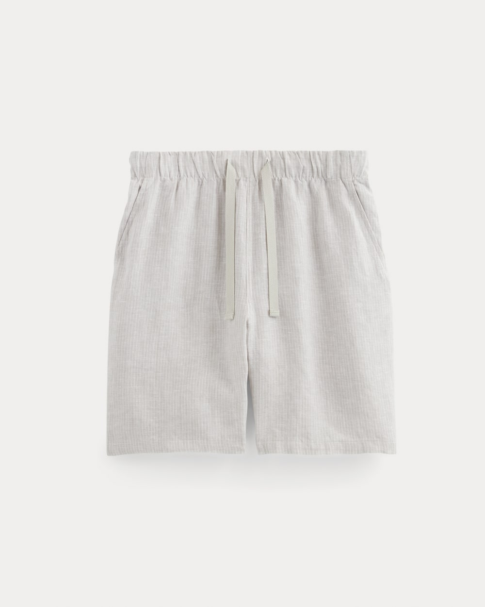 The Linen Easy Short | Stone / White - Image 2