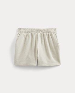 Alternative view of The Off Duty French Terry Short | Heathered Oat