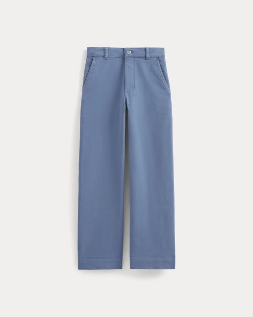 Alternative view of The Utility Wide-Leg Pant | Cornflower Blue