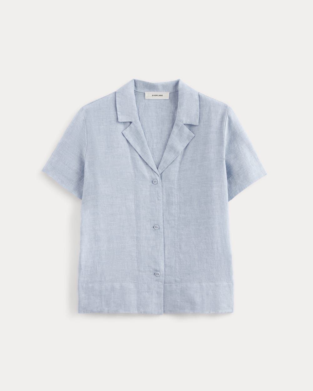 The Notch Shirt in Linen | Light Blue - Image 2