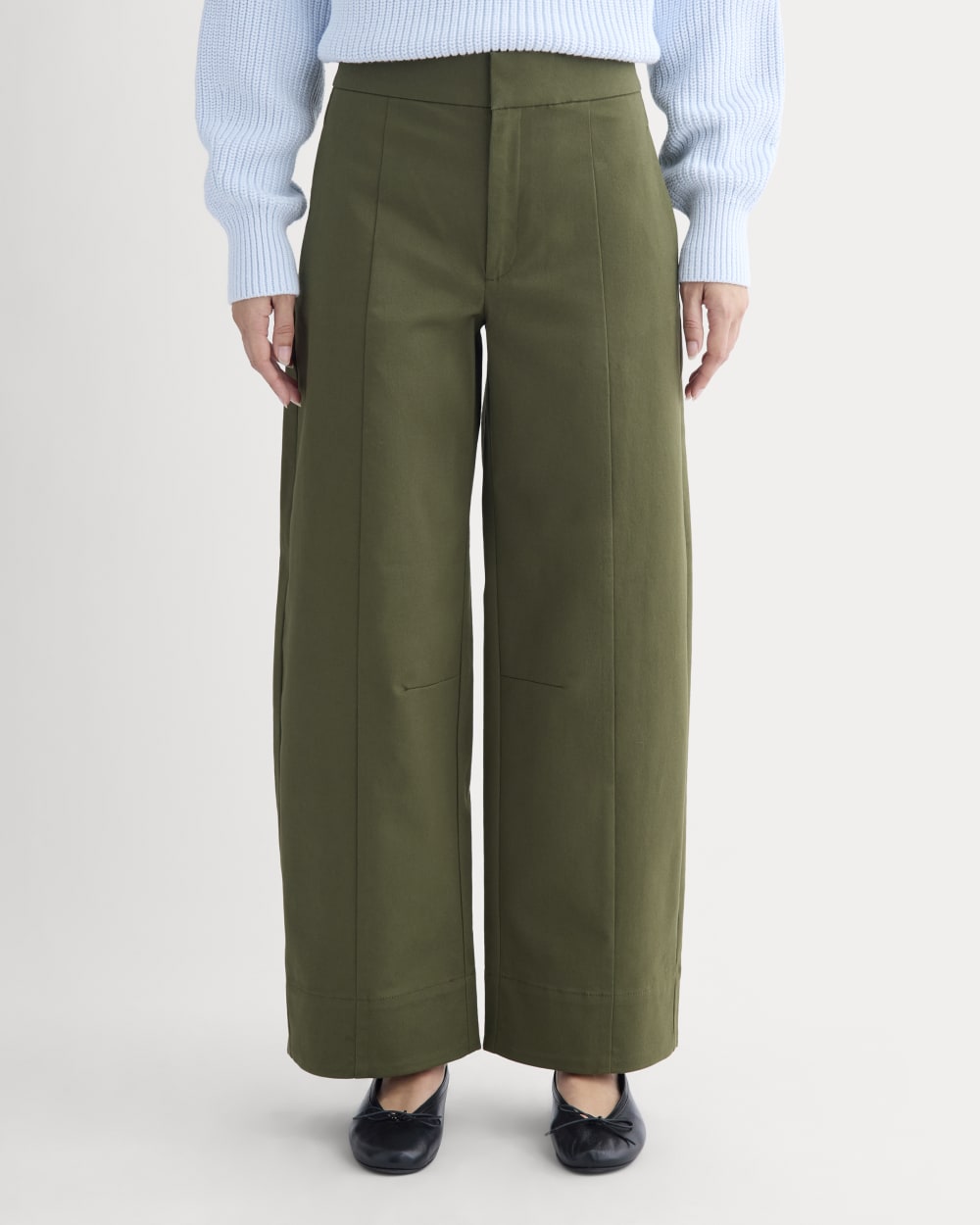 Seamed Balloon Pant | Olive Night - Image 4