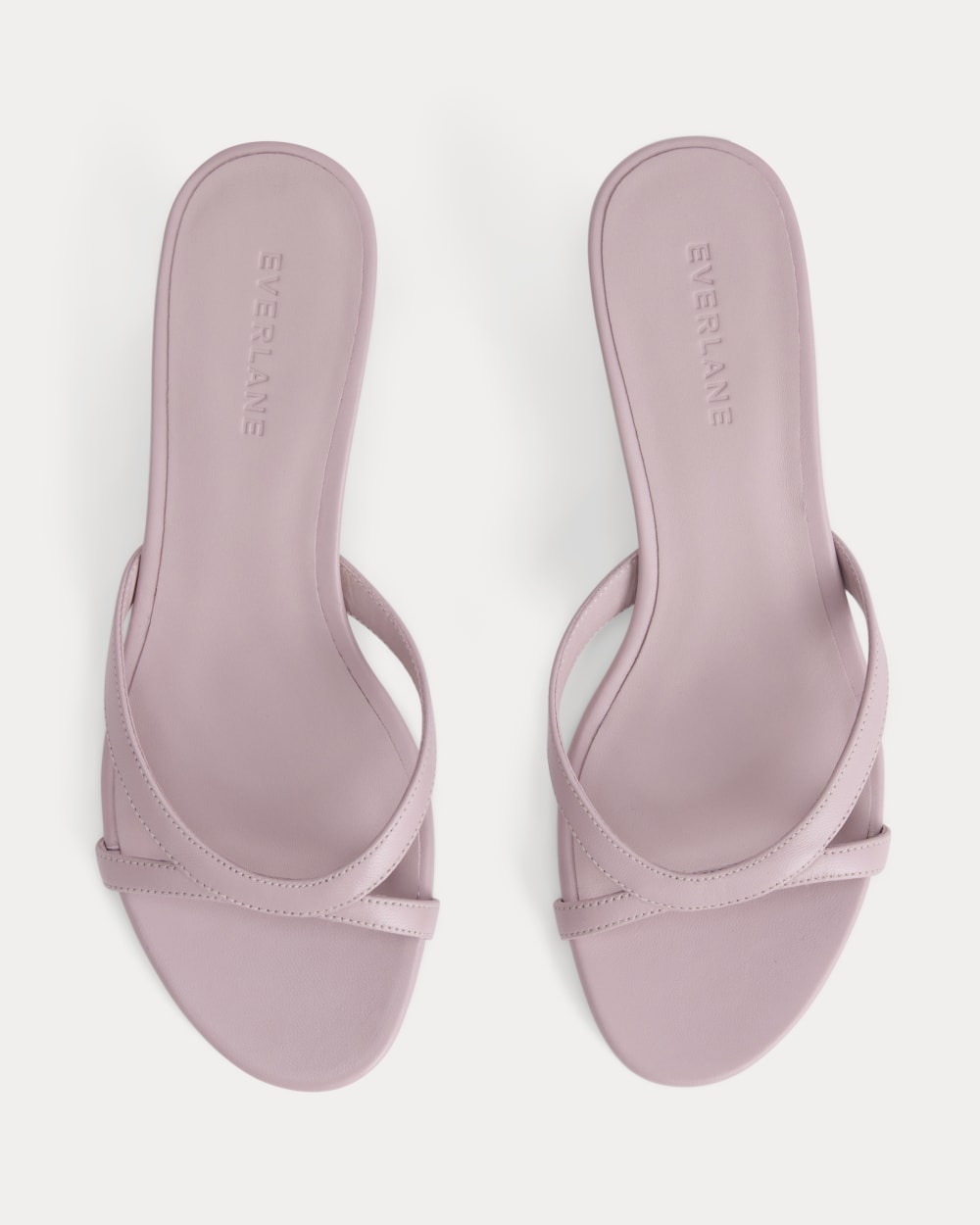 Sculpted Heel Sandal | Pale Mauve - Image 4