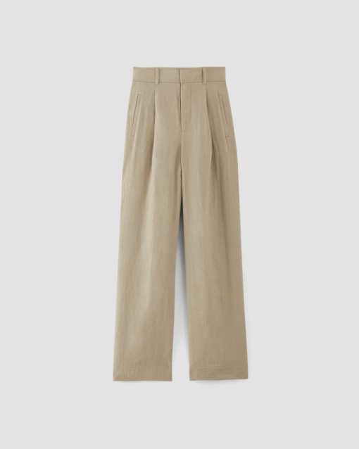 Alternative view of The Linen Way-High® Drape Pant  | Trench Coat Khaki