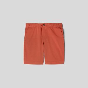 Alternative view of The Pull-On Performance Chino Short | Redwood