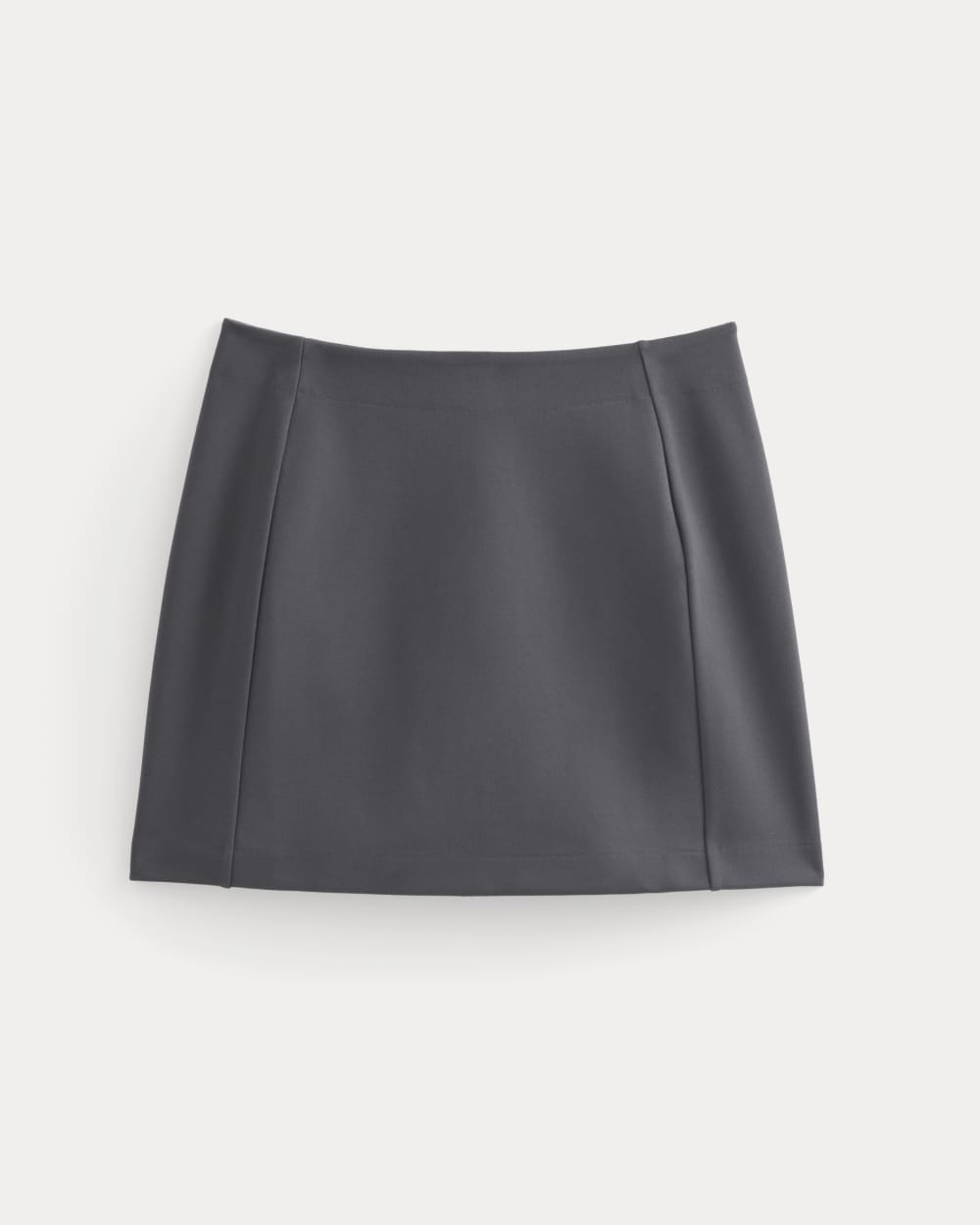 Ponte Mini Skirt | Graphite - Image 2