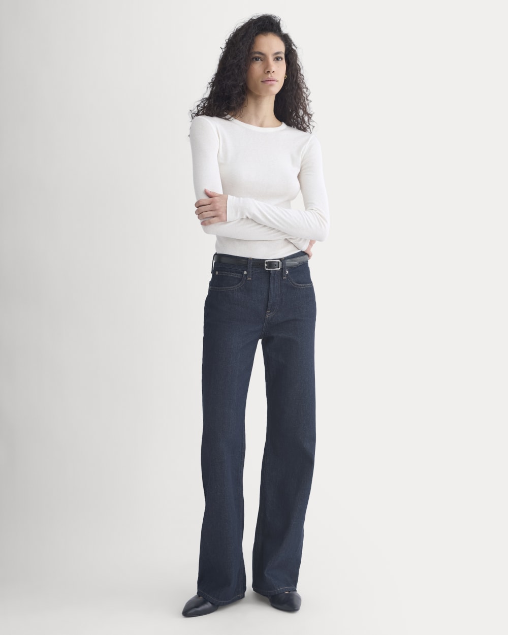 Tissue Long-Sleeve Crew | Bone - Image 3