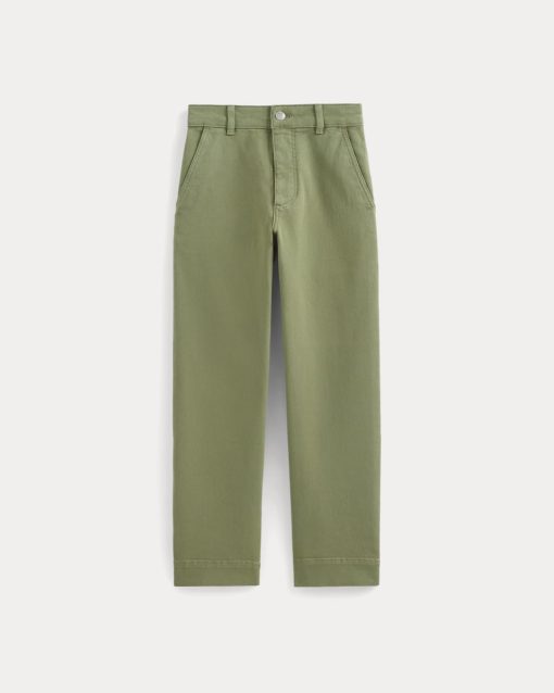 Alternative view of The Utility Straight-Leg Pant | Sagebrush | 26.5 Inseam