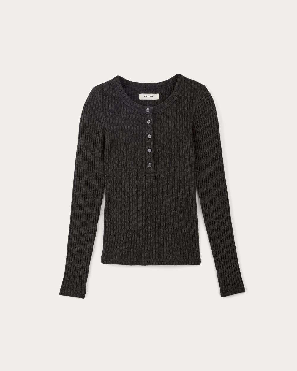 The Cozy Rib Henley | Black - Image 2