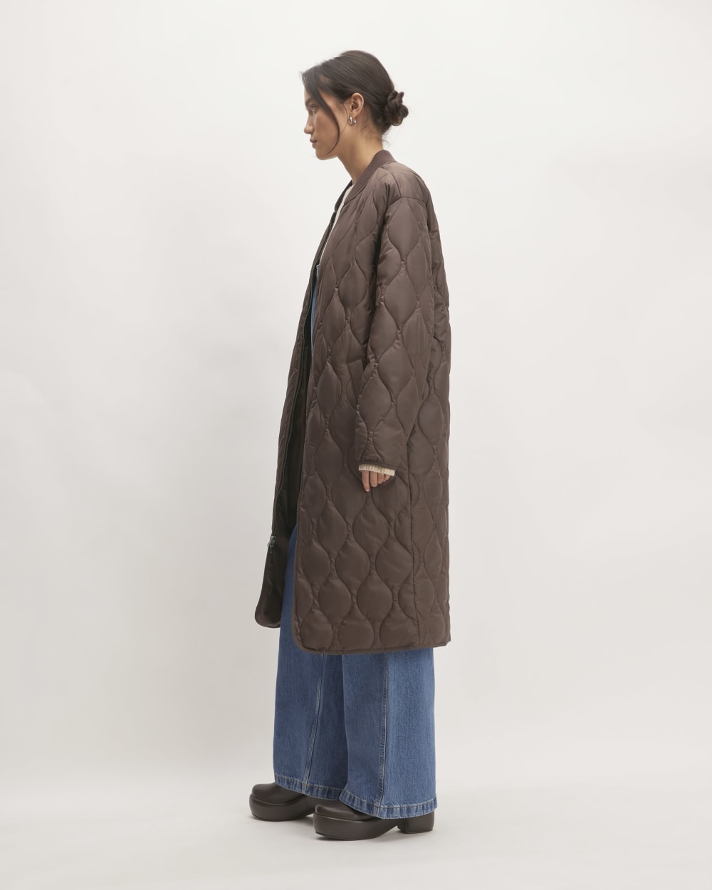 The ReNew Long Liner | Earth Brown - Image 3