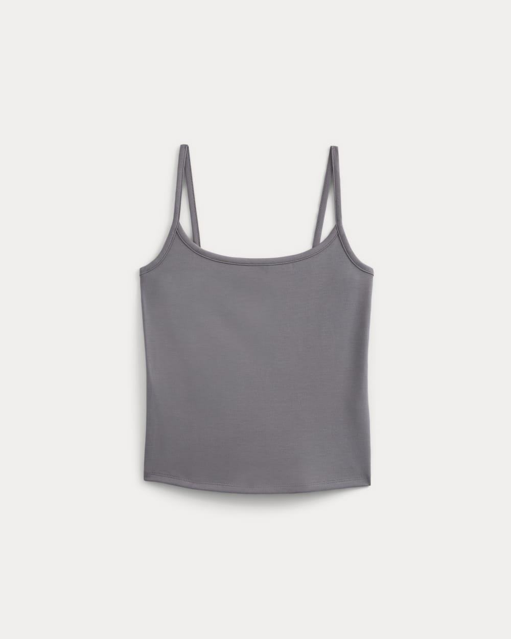 Scoopneck Cami | Charcoal Grey - Image 2